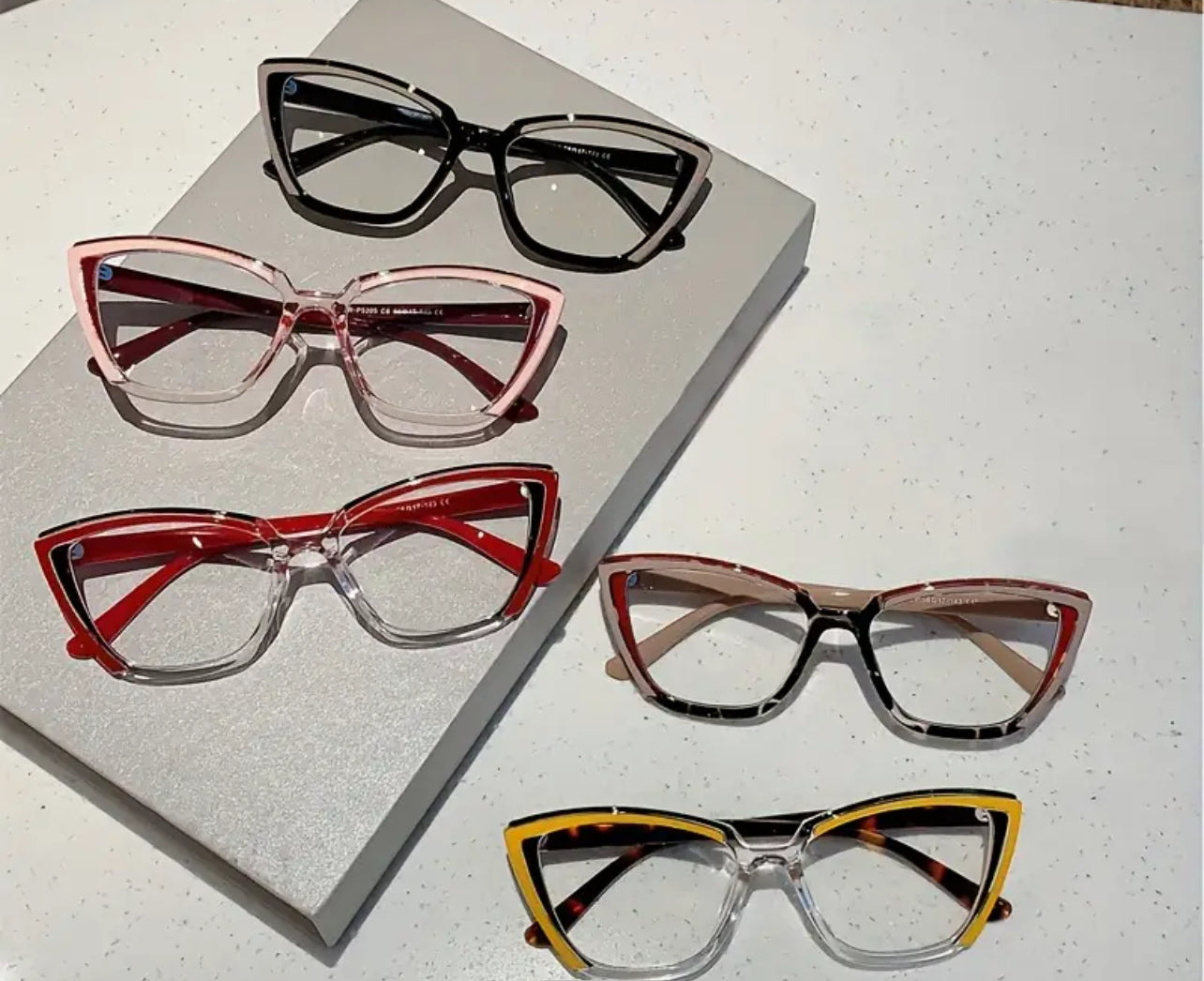 Clear lens eyeglasses